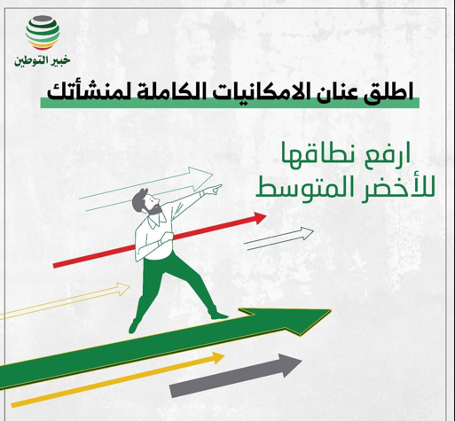 رفع النطاق للأخضر